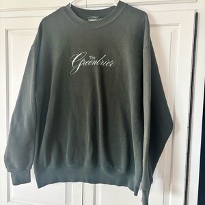 Vintage The Greenbrier Embroidered Crewneck Sweatshirt Golf Large